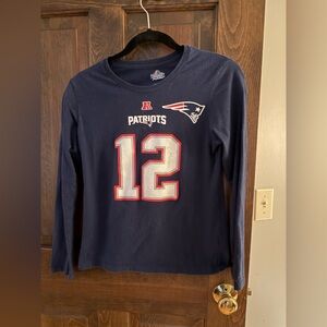 Tom Brady Patriots Top - Size Small